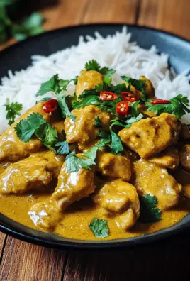 Curry-Geschnetzeltes mit Reis