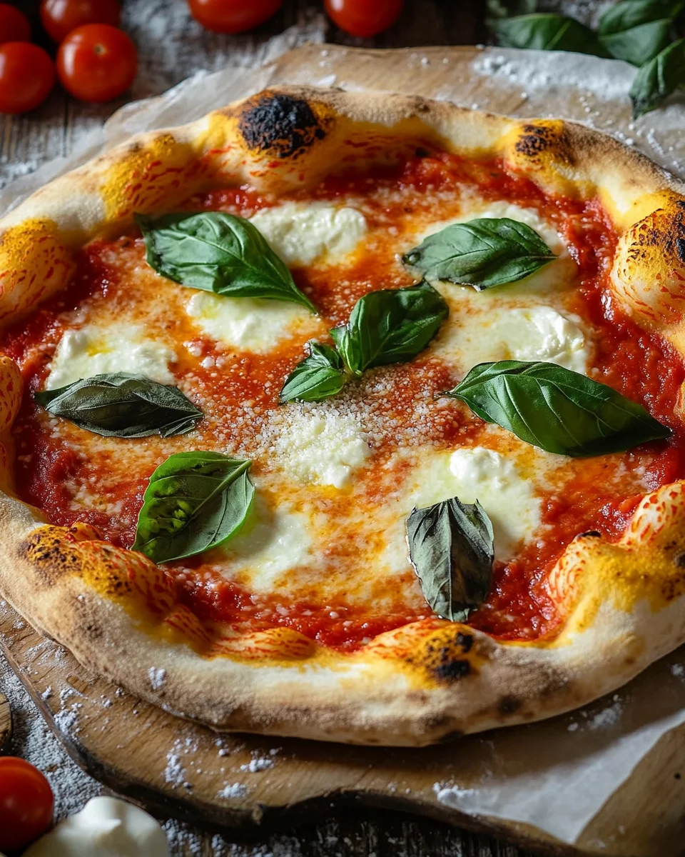 Der beste italienische Pizzateig und Pizza Margherita