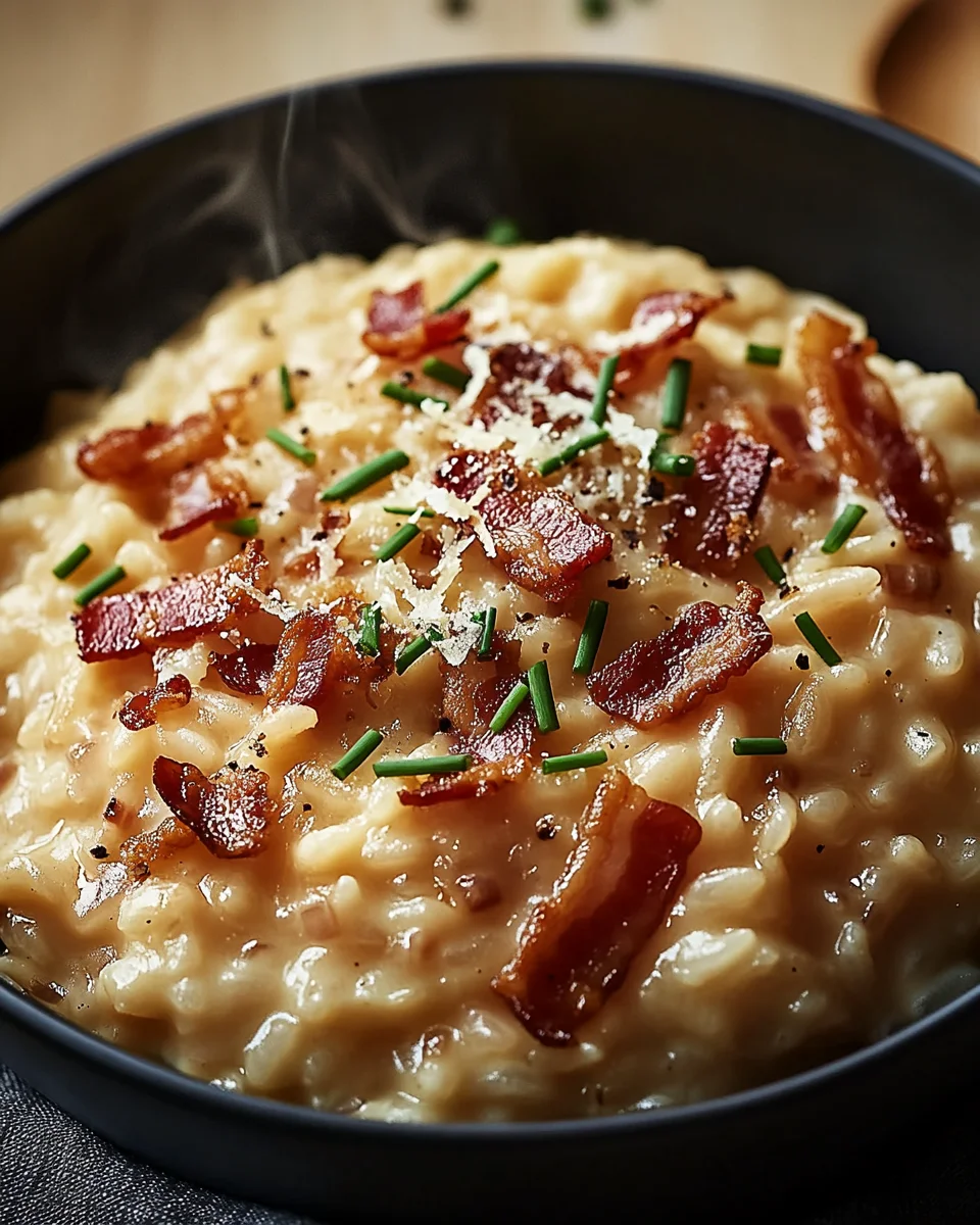 Französisches Zwiebel und Speck Risotto 18 Französisches Zwiebel und Speck Risotto