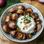 Gebratene Champignons mit KnoblauchdipGebratene Champignons mit Knoblauchdip