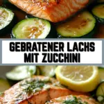 Gebratener Lachs mit Zucchini 16 Pinterest Hidden Image