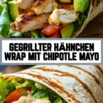 Gegrillter Hähnchen Wrap mit Chipotle Mayo 16 Pinterest Hidden Image