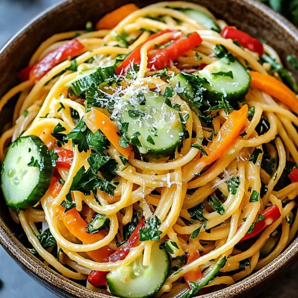 Kalifornischer Spaghetti-Salat