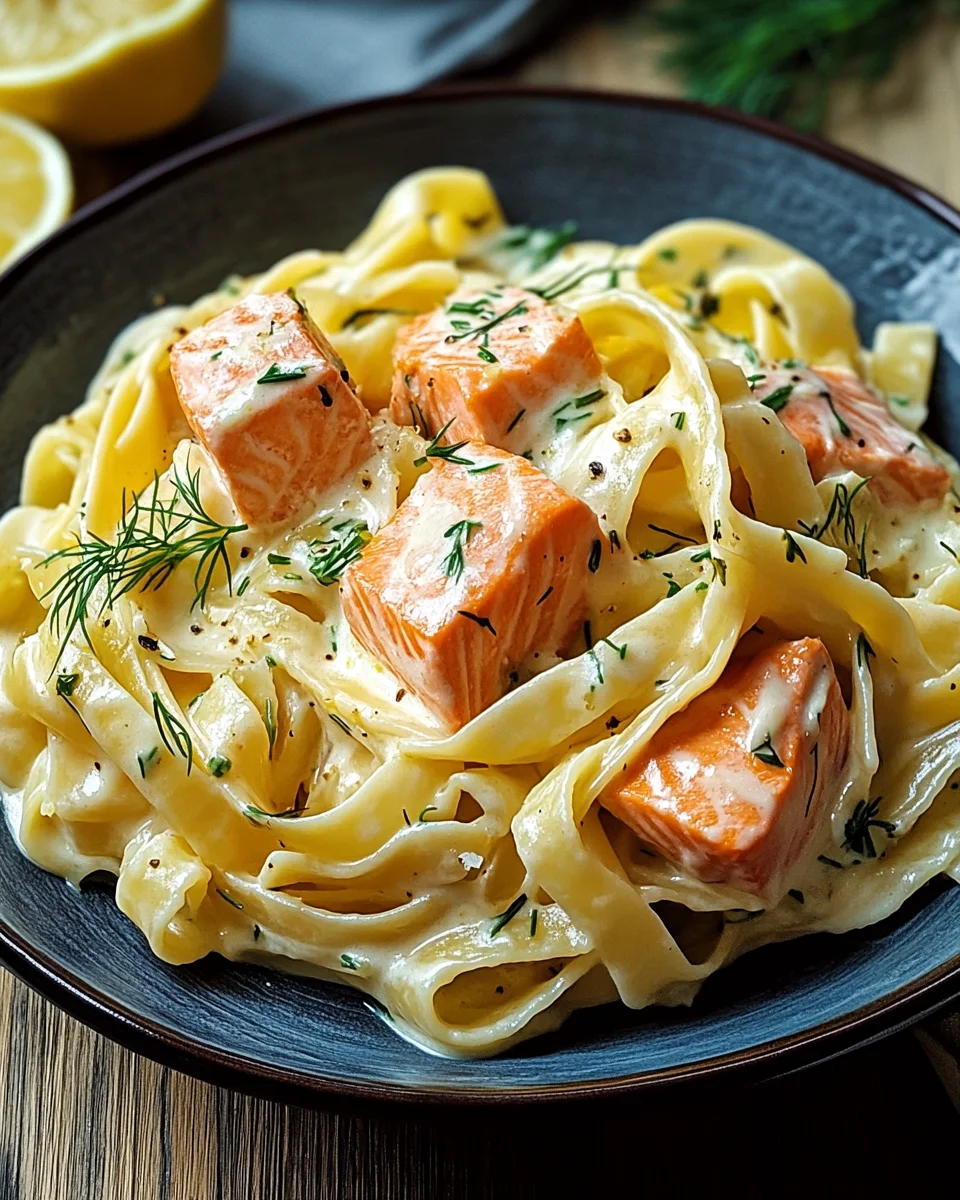 Lachs-Tagliatelle