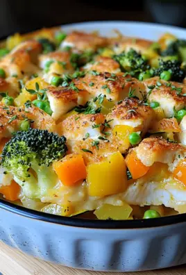 Lachsauflauf mit Gemüse