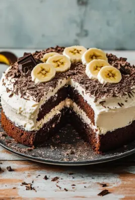 Maulwurfkuchen mit Banane