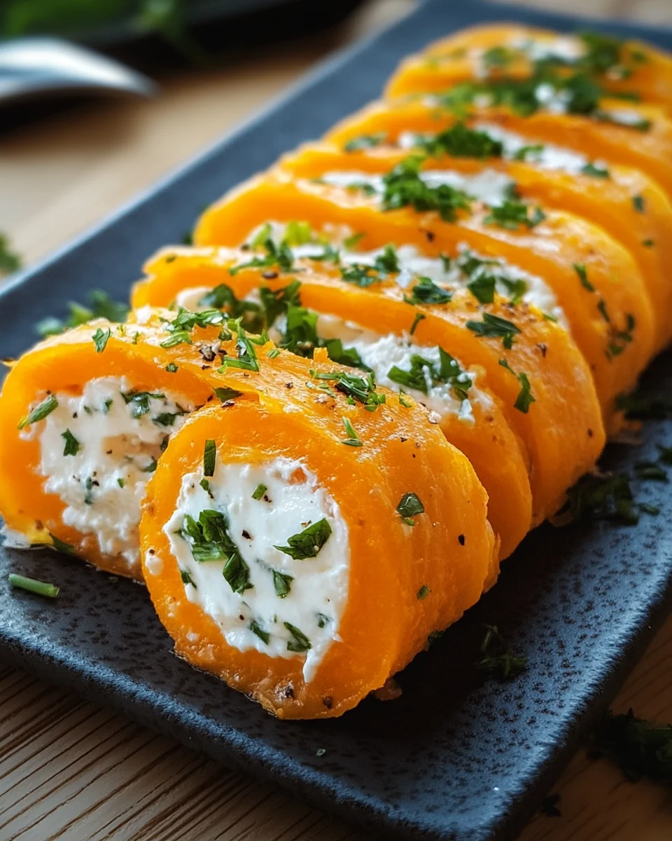 Möhrenrolle mit Frischkäse 27 Möhrenrolle mit Frischkäse