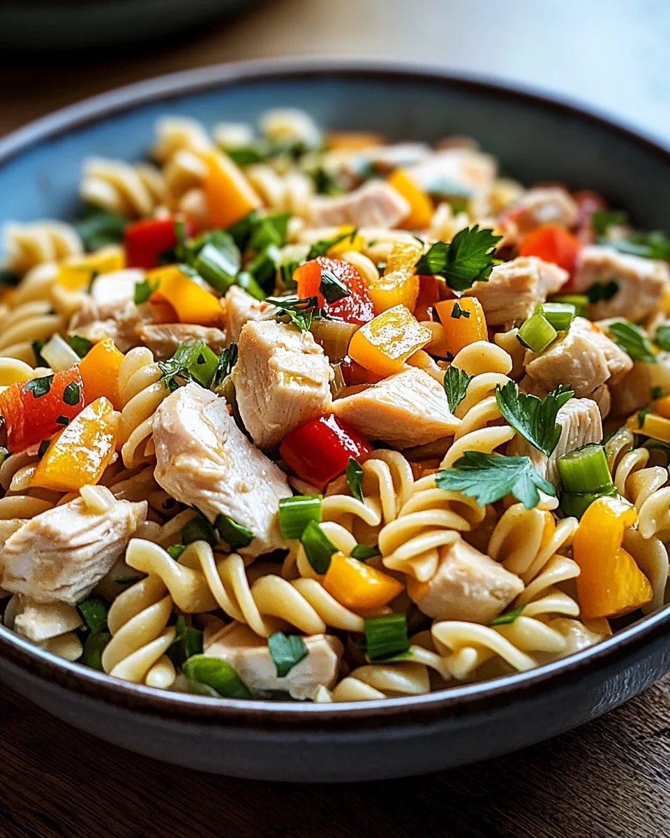 Nudel-H&auml;hnchensalat