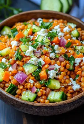 Orientalischer Rote Linsensalat mit 23 Orientalischer Rote Linsensalat mit