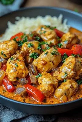 Paprika-Sahne-Hähnchen
