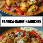 Paprika-Sahne-Hähnchen 20 Pinterest Hidden Image