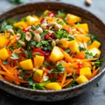 Asiatischer Spitzkohl-Mango-Salat