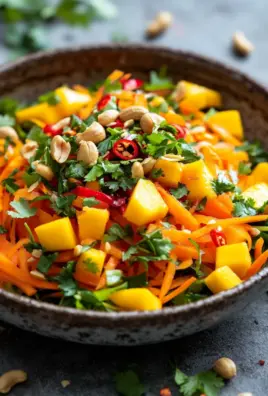 Asiatischer Spitzkohl-Mango-Salat
