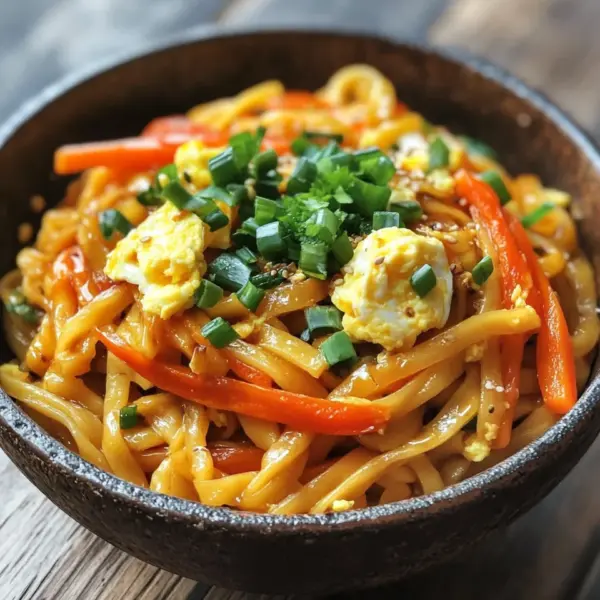 Chinesische Bratnudeln mit Ei