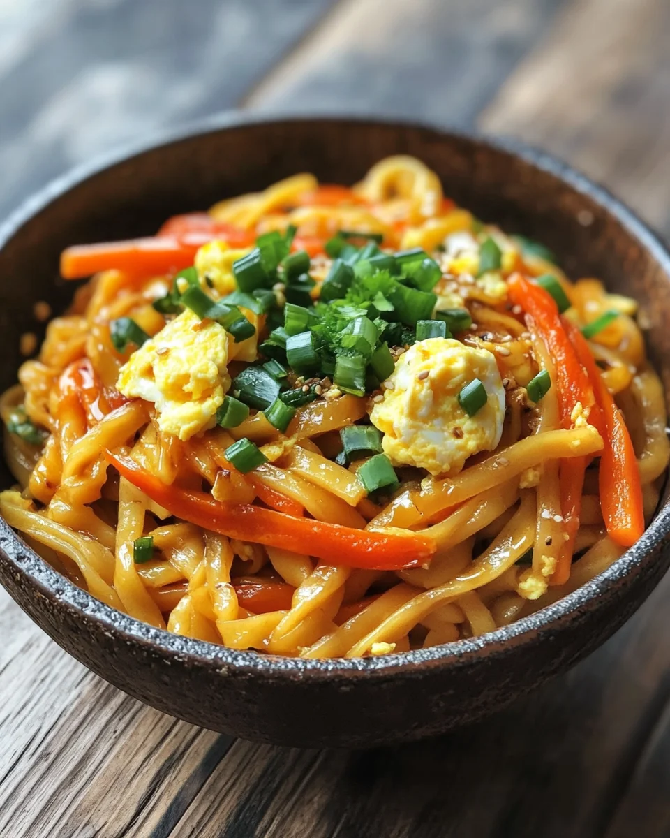 Chinesische Bratnudeln mit Ei