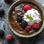 Cremiger Schokoladenpuddingbrei