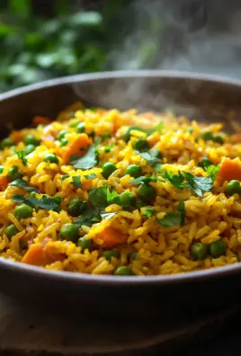 Curryreis mit Erbsen und Möhren 19 Curryreis mit Erbsen und Möhren