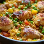 Ein Topf H&auml;hnchen und Reis