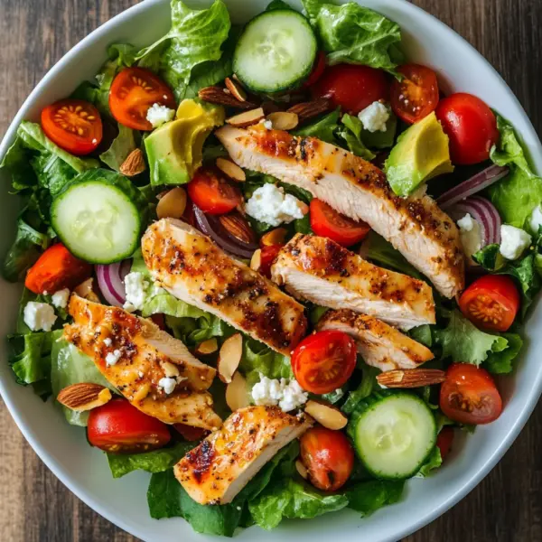 Einfacher Hähnchen Salat