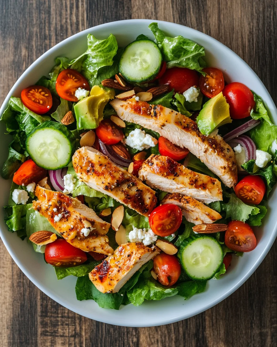 Einfacher H&auml;hnchen Salat