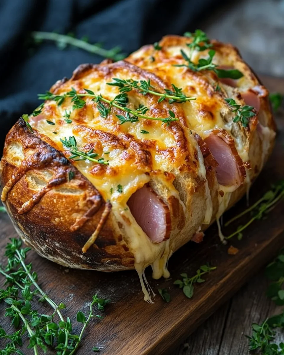 Handbrot mit Schinken und Käse 20 Handbrot mit Schinken und Käse