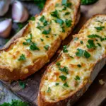 K&auml;se Knoblauch Brot H&auml;ppchen