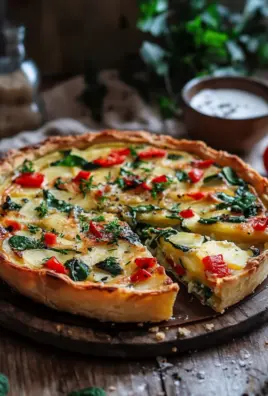 Kartoffel-Quiche mit Kartoffelteig