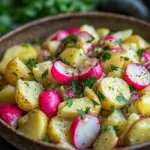 Kartoffelsalat mit Radieschen