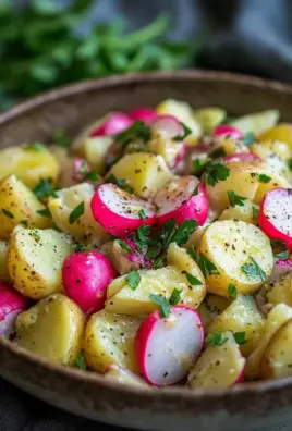 Kartoffelsalat mit Radieschen