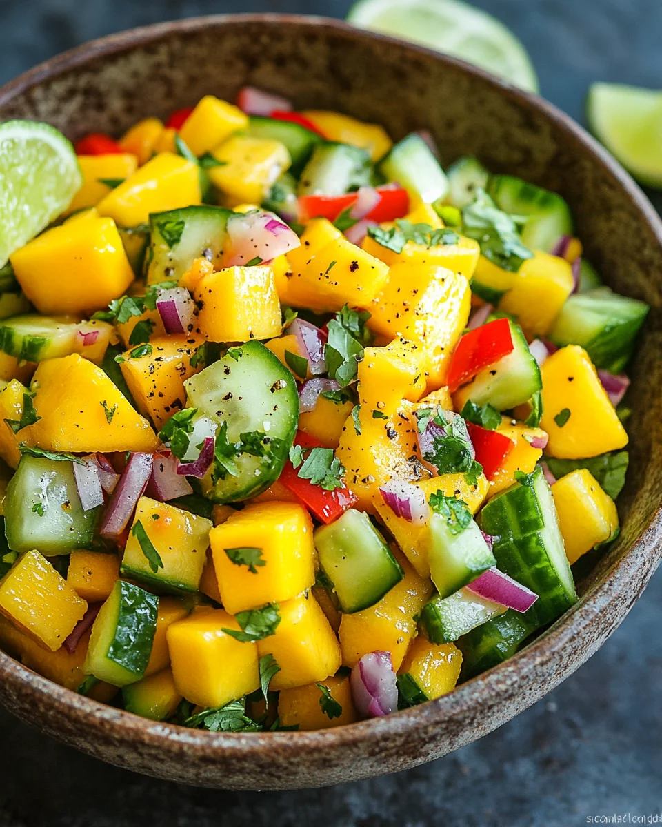 Mango-Gurken-Salat