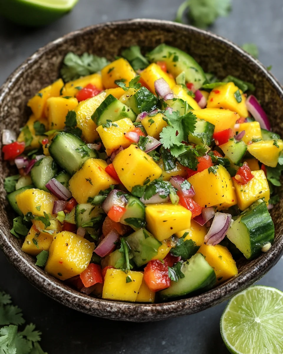 Mango-Gurken-Salat Rezept