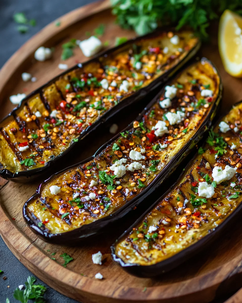 Mediterrane Ger&ouml;stete Aubergine