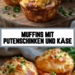 Muffins mit Putenschinken und Käse 20 Pinterest Hidden Image