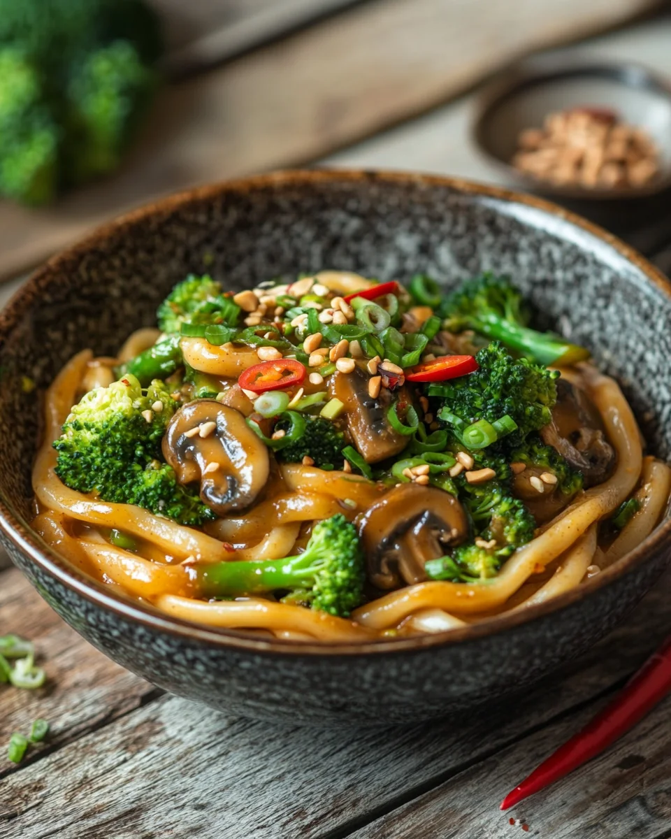 Schnelle Asianudeln mit Erdnusssauce 29 Schnelle