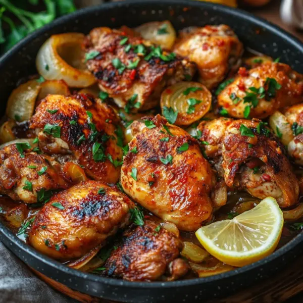 Spanisches Knoblauchhähnchen (Spanish Garlic Chicken)
