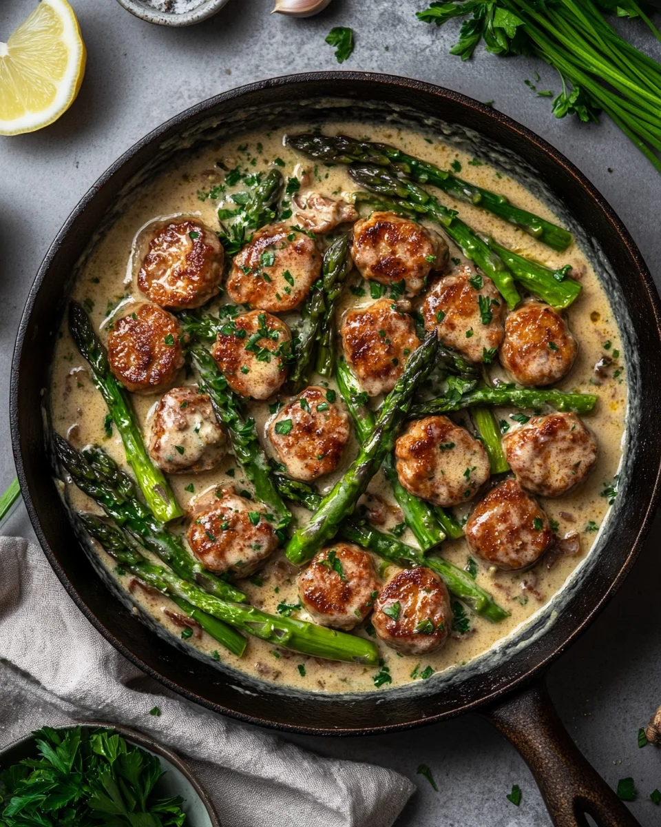 Spargelpfanne mit Frikadellen 18 Spargelpfanne mit Frikadellen