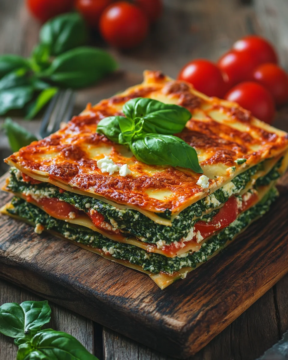 Spinatlasagne