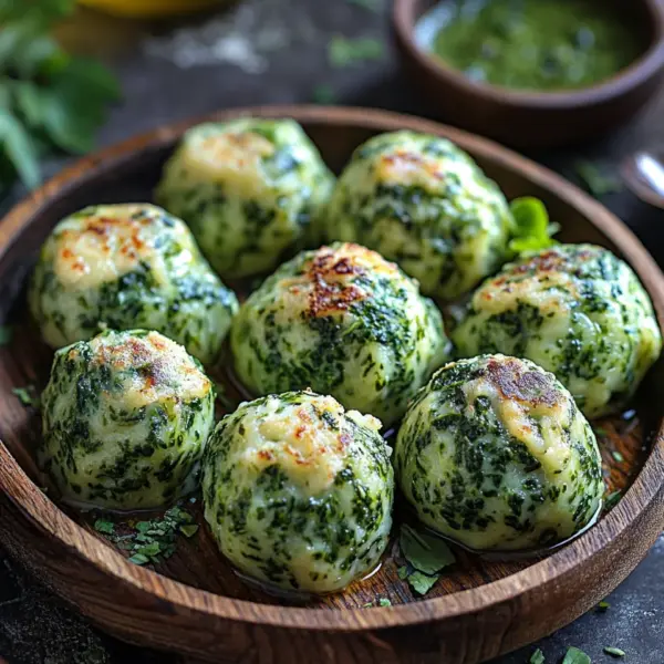 Südtiroler Spinatknödel