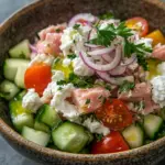 Thunfisch-H&uuml;ttenk&auml;se-Salat